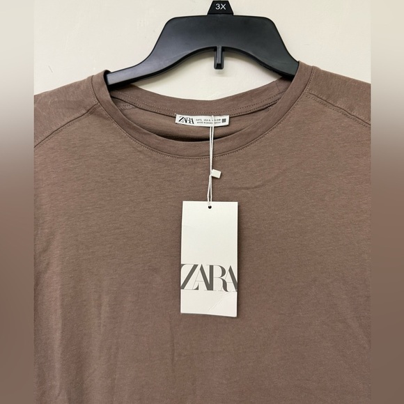 Zara Women's Brown Top Size L - Picture 3 of 4
